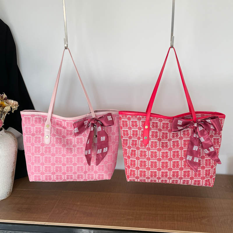 Sac Fourre Tout Femme Brodé Décontracté 2