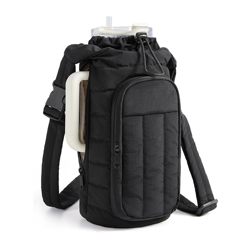 Sac Isotherme Pratique pour Bouteilles et Canettes avec Poche Extérieure Zippée 0