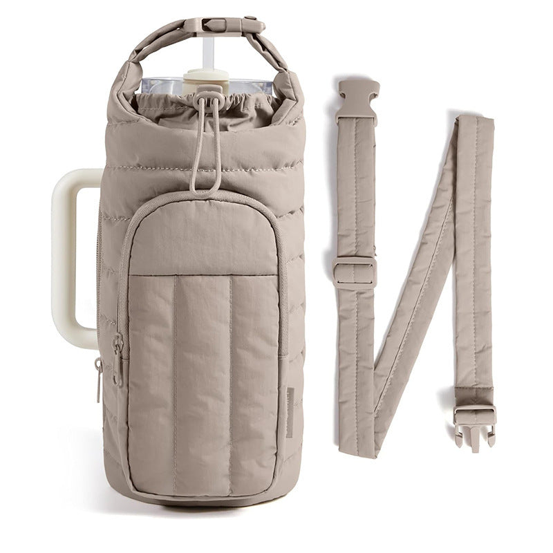 Sac Isotherme Pratique pour Bouteilles et Canettes avec Poche Extérieure Zippée 1