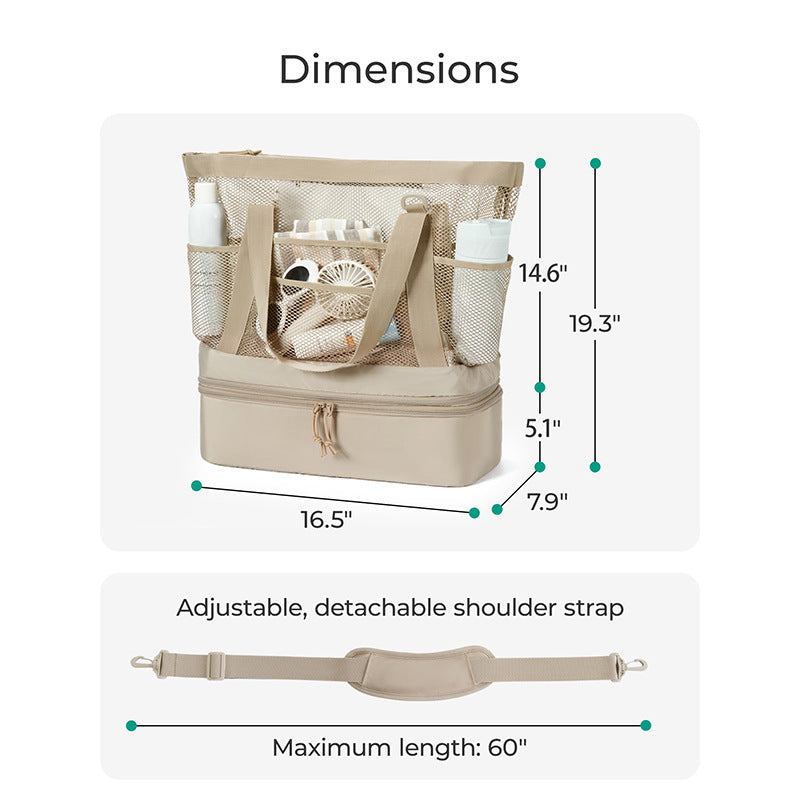 Sac Isotherme Repas Multifonctionnel Pour Femme Style Plage 4