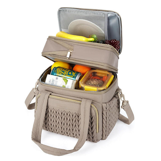 Sac Isotherme Repas Unisexe Pratique avec Compartiments pour Emporter vos Repas 2
