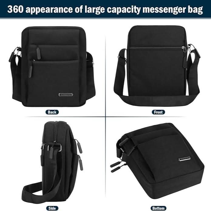 Sac à Bandoulière Homme Antivol et Imperméable 2