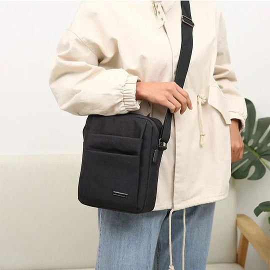 Sac à Bandoulière Homme Antivol et Imperméable 6