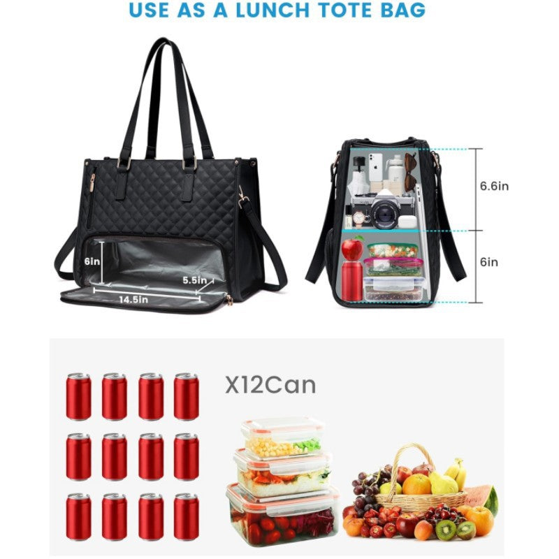 Sac à Déjeuner Isotherme Femme Compartiments Multiples Fonctionnel 8