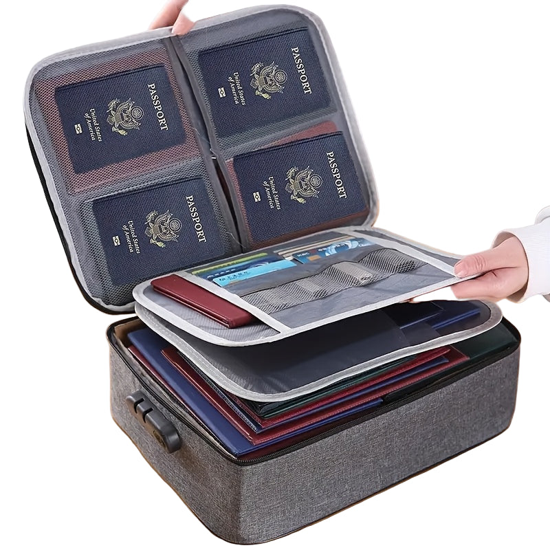 Sac à Documents Multifonctionnel avec Verrou 0