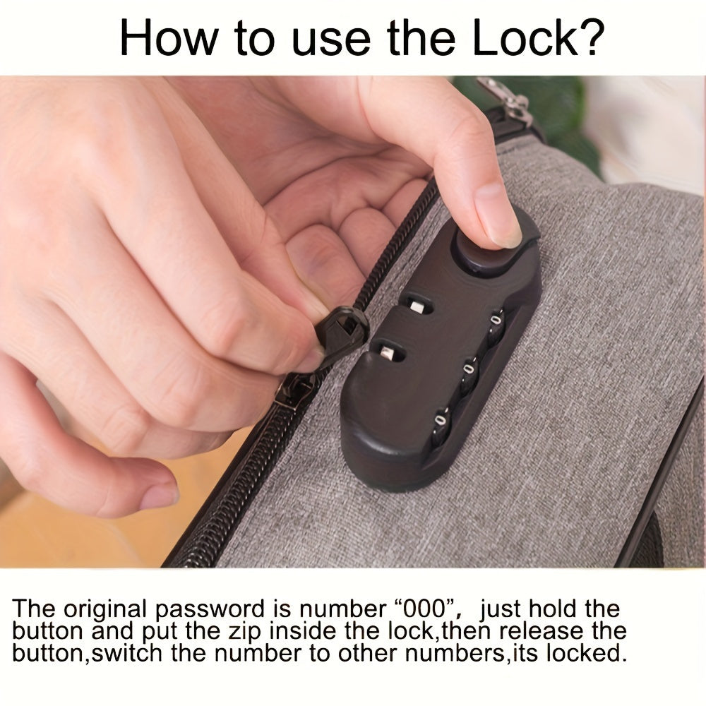 Sac à Documents Multifonctionnel avec Verrou 5