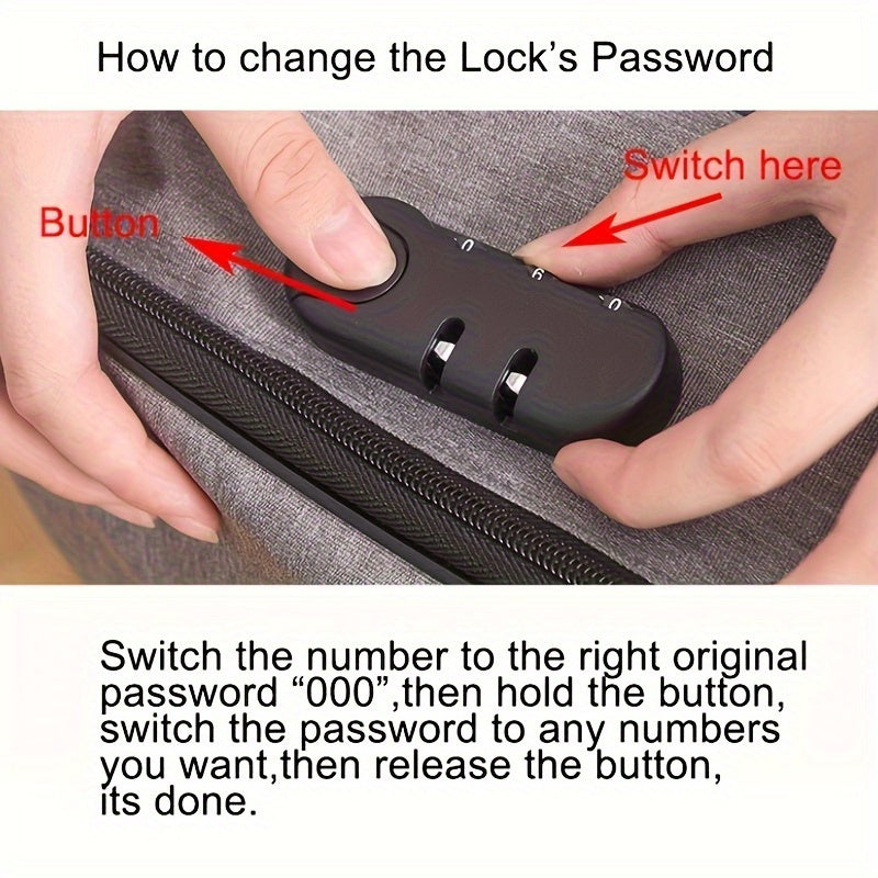 Sac à Documents Multifonctionnel avec Verrou 8