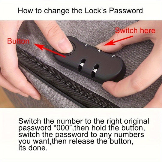 Sac à Documents Multifonctionnel avec Verrou 8