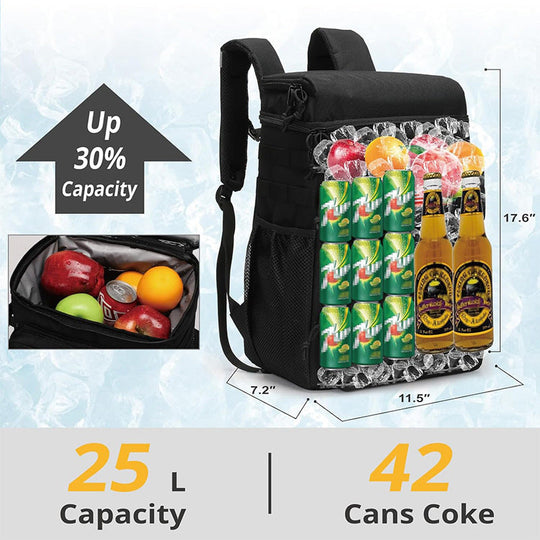 Sac à Dos Femme Pratique Multi-Compartiments Isotherme pour Sorties Extérieures 7