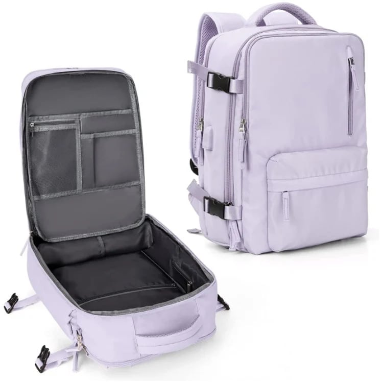 Sac à Dos Femme Voyage Fonctionnel avec Compartiments Pratiques 10
