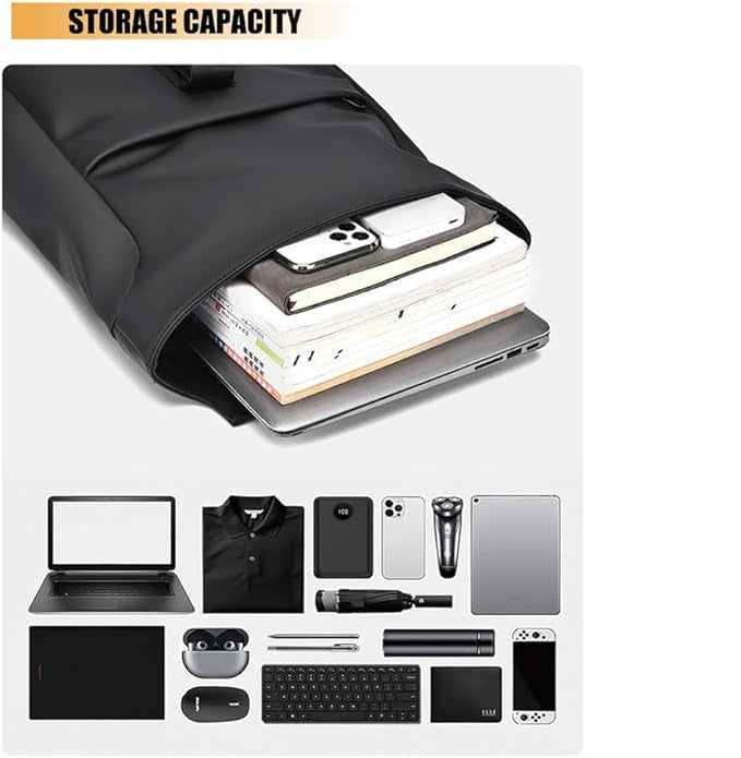 Sac à Dos Homme Léger Avec Compartiment Ordinateur Et Port USB 5
