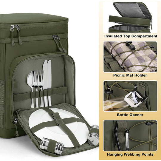 Sac à Dos Isotherme Multifonctionnel Homme et Femme Pratique et Spacieux 6