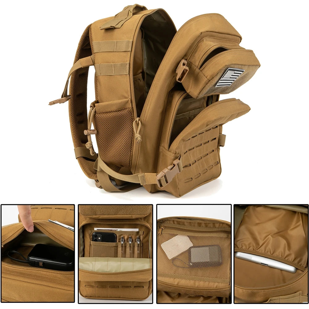 Sac à Dos Tactique 25L Multifonctionnel 4