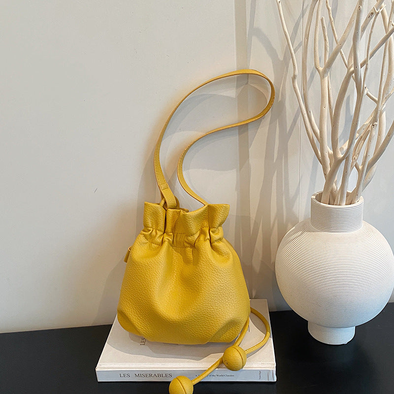 Sac à Main Femme Seau à Cordon Tendance 2