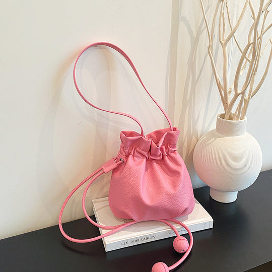 Sac à Main Femme Seau à Cordon Tendance 3