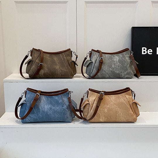 Sac à Main Femme Style Décontracté Seau avec Bandoulière Ajustable 1