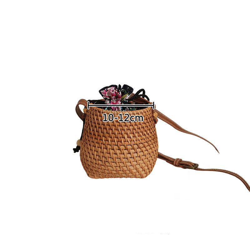 Sac à Main Femme Tissé Élégant avec Bandoulière Résistante 10