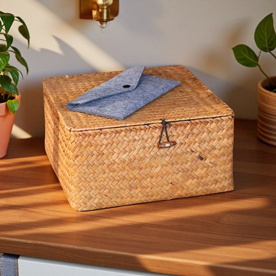 Sac à Main Femme Tissé Unique et Spacieux 2