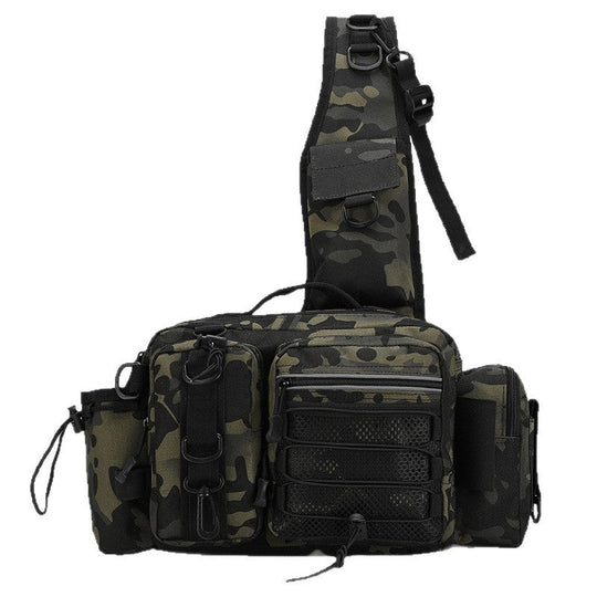 Sac à bandoulière multi-poches pour homme style tactique 1