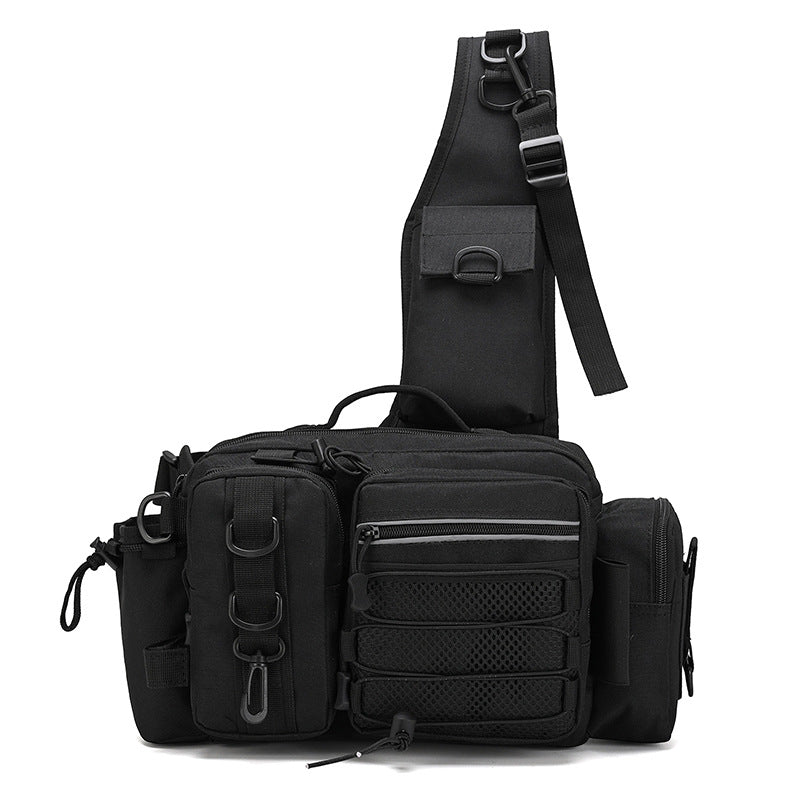 Sac à bandoulière multi-poches pour homme style tactique 3