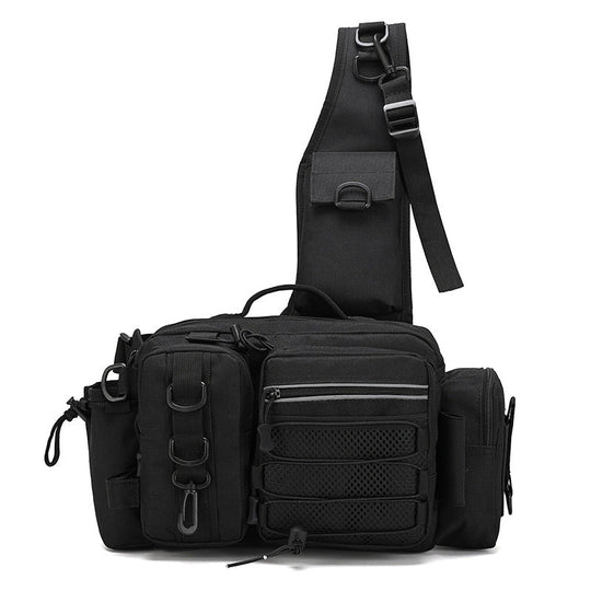 Sac à bandoulière multi-poches pour homme style tactique 3
