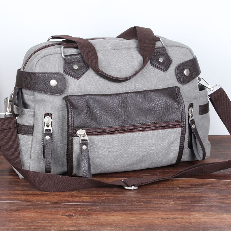 Sac à bandoulière multifonction pour homme avec compartiments multiples 0
