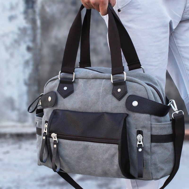 Sac à bandoulière multifonction pour homme avec compartiments multiples 4