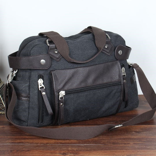 Sac à bandoulière multifonction pour homme avec compartiments multiples 7