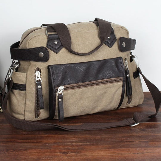 Sac à bandoulière multifonction pour homme avec compartiments multiples 8
