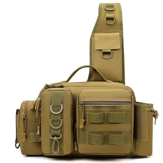 Sac à bandoulière multifonction pour homme style tactique 0
