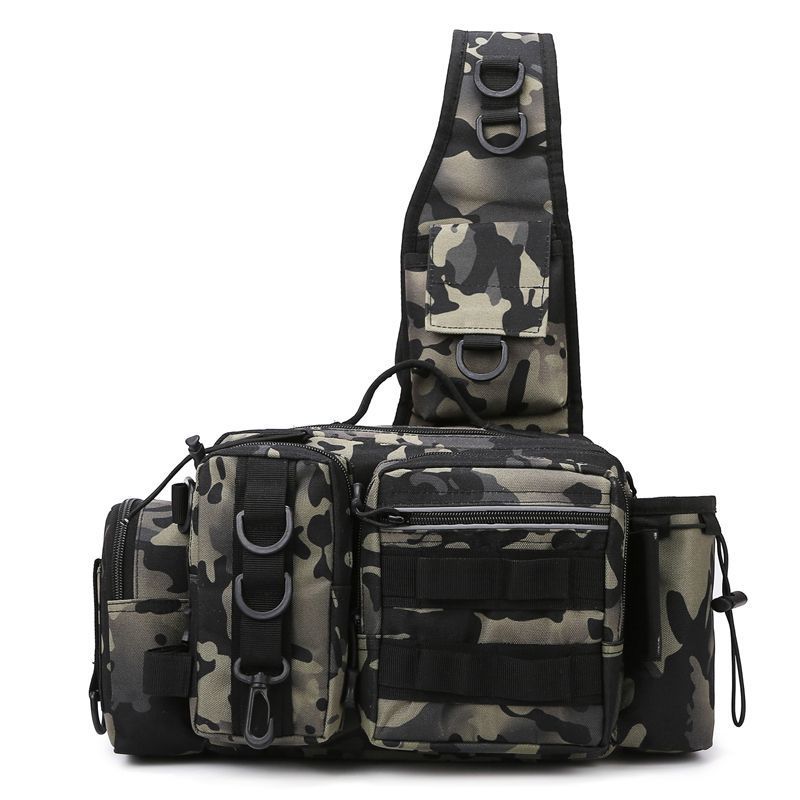 Sac à bandoulière multifonction pour homme style tactique 6