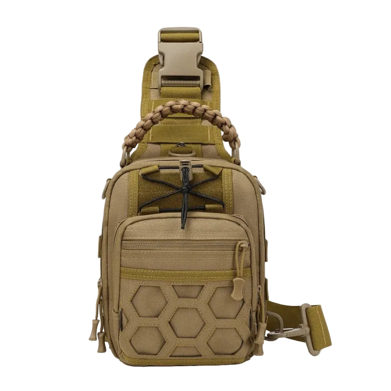Sac à bandoulière polyvalent pour homme style tactique 0