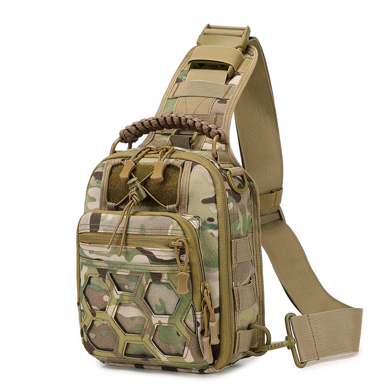 Sac à bandoulière polyvalent pour homme style tactique 1