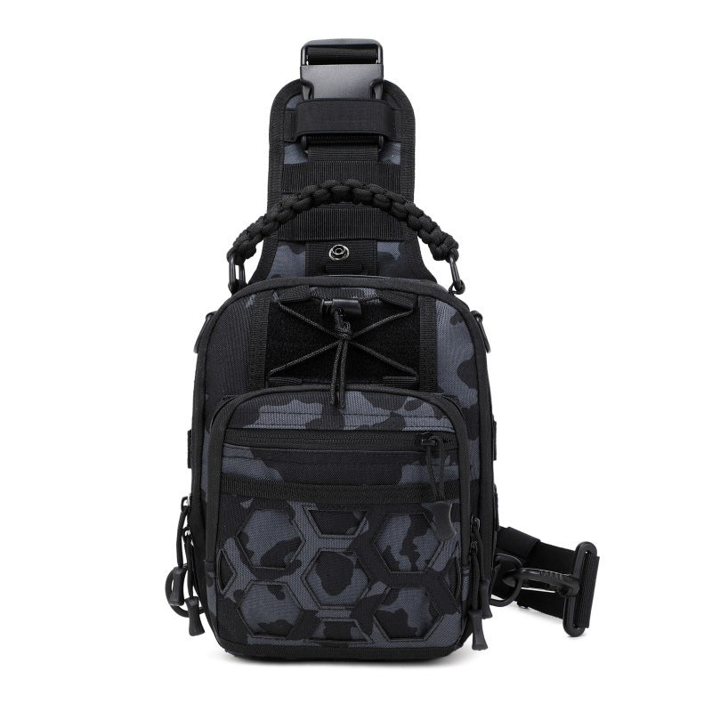 Sac à bandoulière polyvalent pour homme style tactique 7