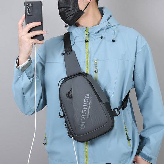 Sac à bandoulière pour homme design ergonomique 3
