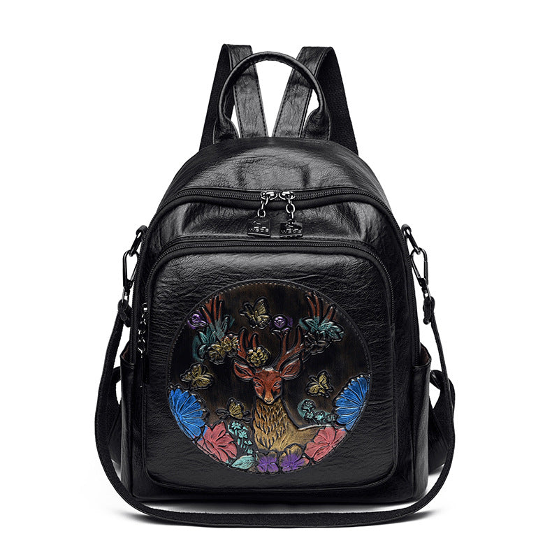 Sac à dos Femme Brodé Créatif 1