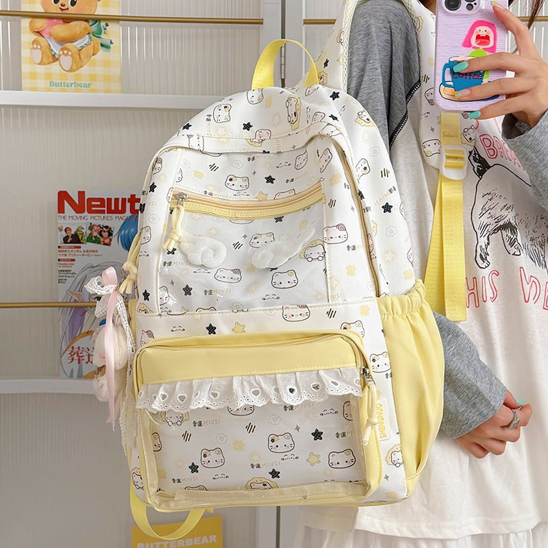 Sac à dos Femme Imprimé Dessin Animé Ludique 3