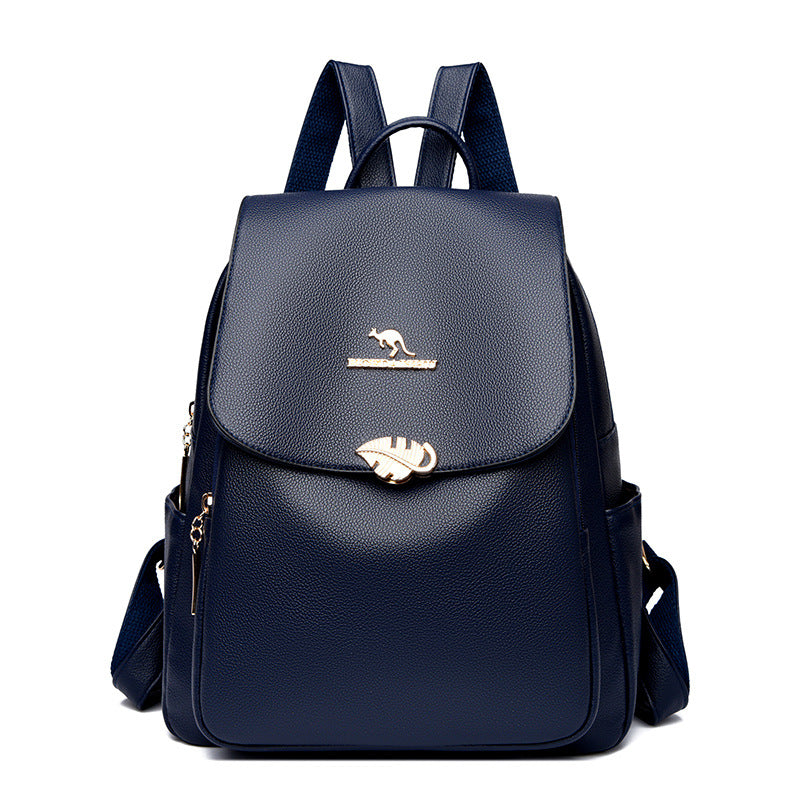 Sac à dos Femme Structuré Chic Moderne avec Compartiment pour Ordinateur Portable 0