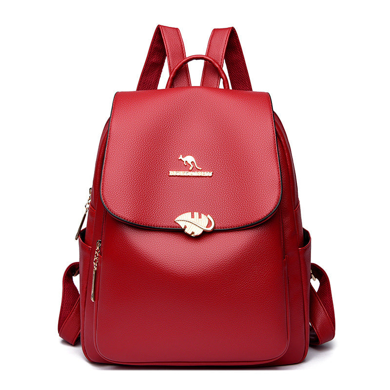 Sac à dos Femme Structuré Chic Moderne avec Compartiment pour Ordinateur Portable 2
