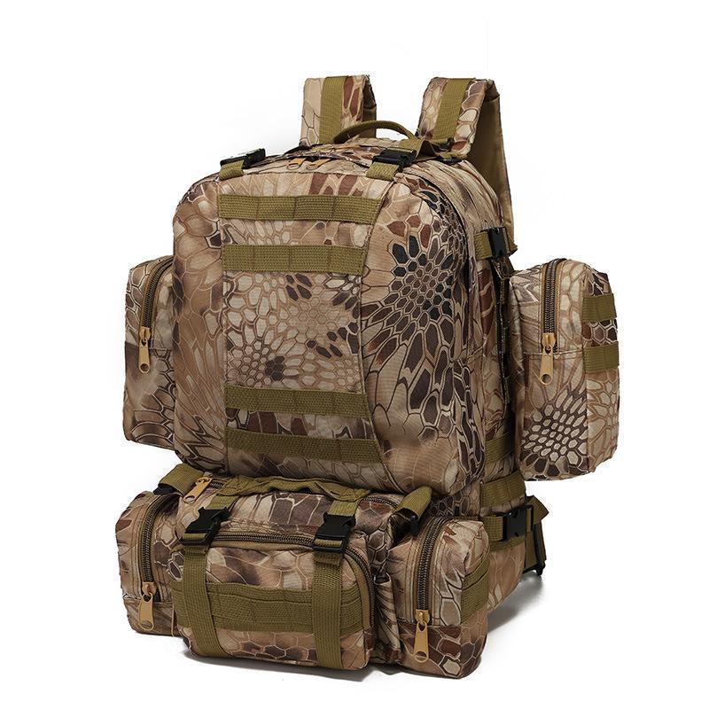 Sac à dos Homme Tactique Polyvalent avec Poches Modulaires 11