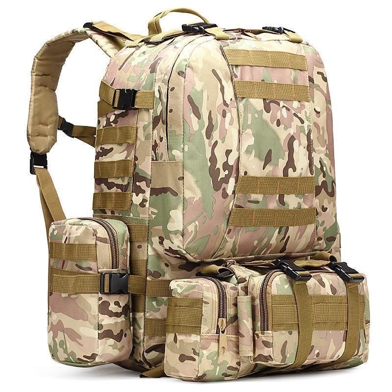 Sac à dos Homme Tactique Polyvalent avec Poches Modulaires 7