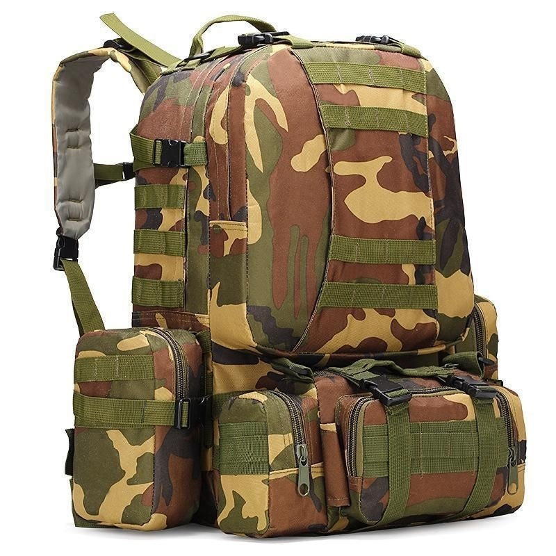 Sac à dos Homme Tactique Polyvalent avec Poches Modulaires 8