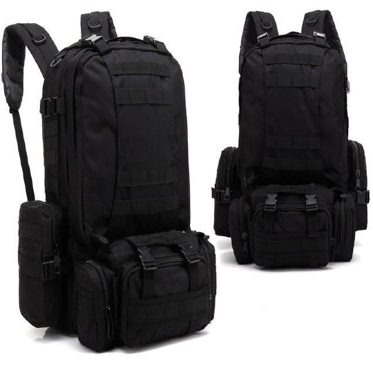Sac à dos Homme Tactique Polyvalent avec Poches Modulaires 9
