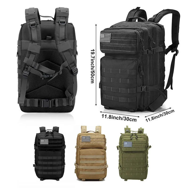 Sac à dos Tactique pour Hommes Grande Capacité 1