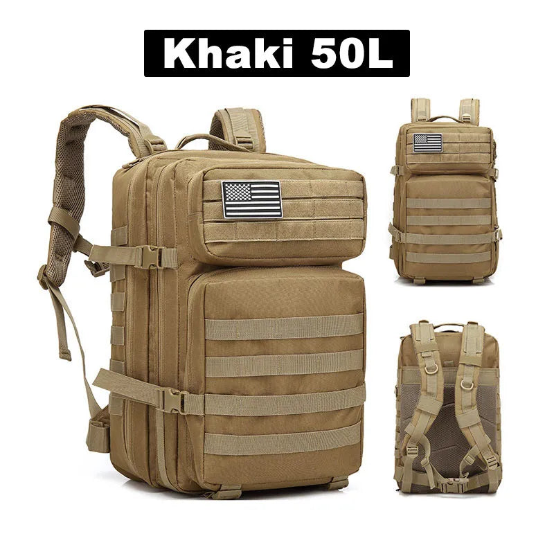 Sac à dos Tactique pour Hommes Grande Capacité 12