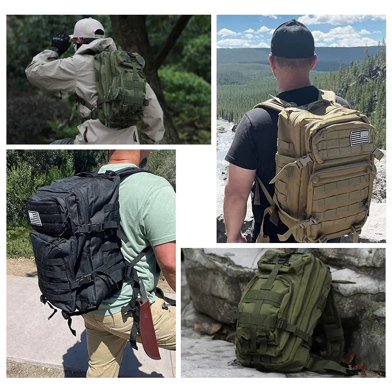 Sac à dos Tactique pour Hommes Grande Capacité 5