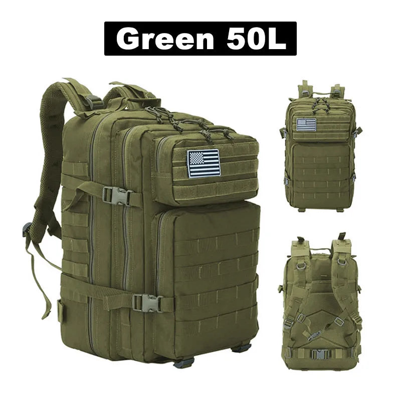Sac à dos Tactique pour Hommes Grande Capacité 9