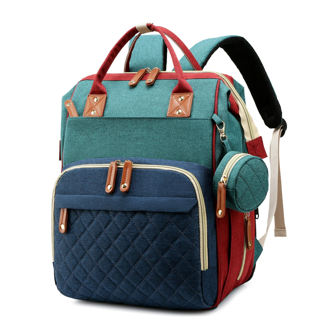 Sac à dos à langer 2 en 1 avec matelas à langer intégré 9