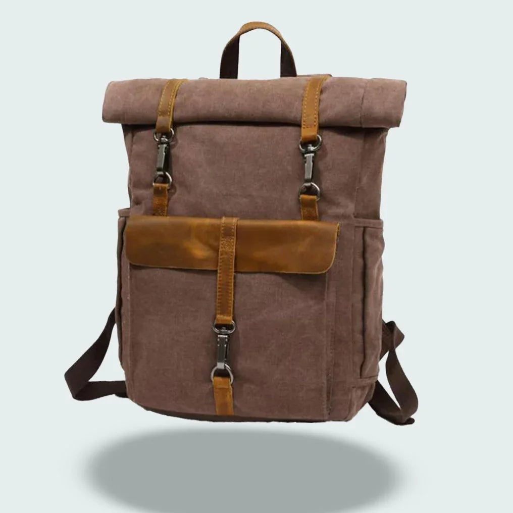 Sac à dos à roulettes pour hommes vintage 8