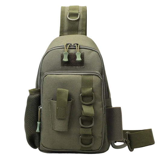 Sac à dos bandoulière multifonction pour homme style tactique 0